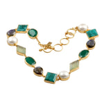 Multi Stone Collar Emerald Healing